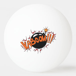 ポップアートの喜劇的なスタイルKaBoom! 卓球ボール