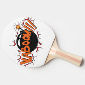 ポップアートの喜劇的なスタイルKaBoom! 卓球ラケット (横)