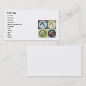 ポップアートの地質学 名刺 (正面/裏面)