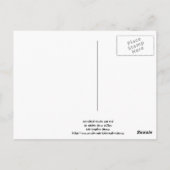 ポップアートの多肉植物園のポストカード ポストカード (裏面)