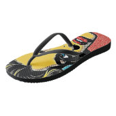 ポップアートの女性　定義される ビーチサンダル (アングル)