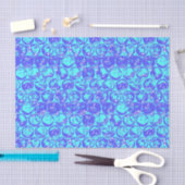 ポップアートの気泡緩衝材 薄葉紙 (クラフト)