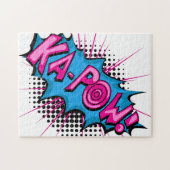 ポップアートの漫画のKa捕虜! ジグソーパズル (横)