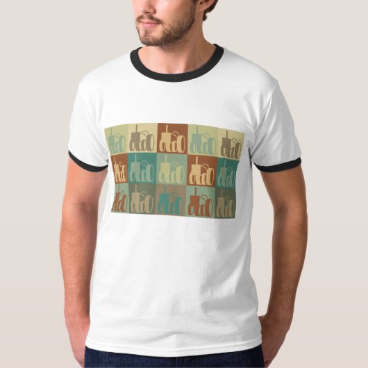 ポップアートの耕作 Tシャツ (正面)