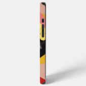 ポップアートの肖像画フォンケース iPhoneケース (左側面)