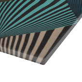 ポップアートの背景 カッティングボード (角)