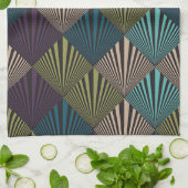 ポップアートの背景 キッチンタオル (折り畳み)