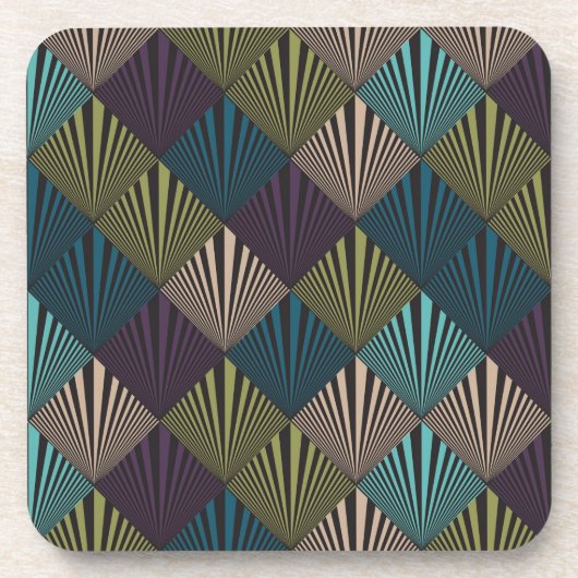 ポップアートの背景 コースター (正面)