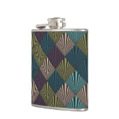 ポップアートの背景 フラスク (左)