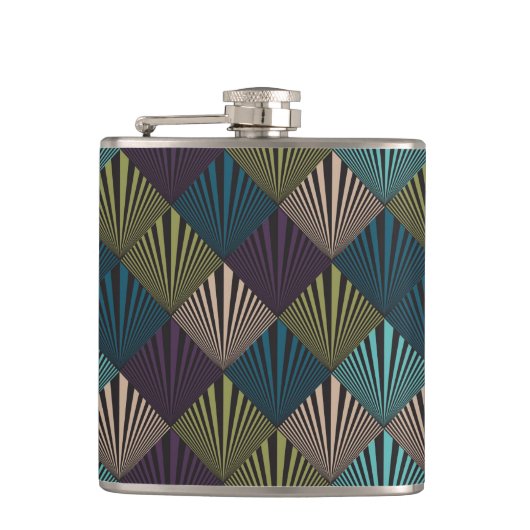 ポップアートの背景 フラスク (正面)