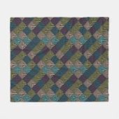 ポップアートの背景 フリースブランケット (正面(横))