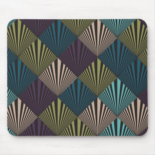 ポップアートの背景 マウスパッド (正面)