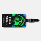 ポップアートの自由の女神 ラゲッジタグ (正面横)