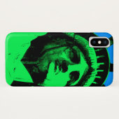 ポップアートの自由の女神 Case-Mate iPhoneケース (裏面(横))