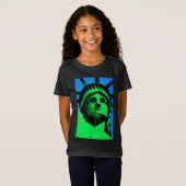 ポップアートの自由の女神 Tシャツ (正面フル)