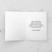 ポップアートの花束 母の日 カード (内部)