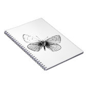 ポップアートの蝶 ノートブック (右側)