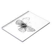 ポップアートの蝶 ノートブック (左側)