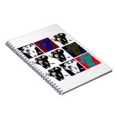 ポップアートの象 ノートブック (右側)