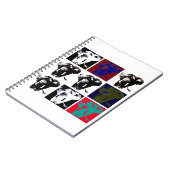 ポップアートの象 ノートブック (左側)