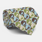 ポップアートの魚釣り ネクタイ (ロール)