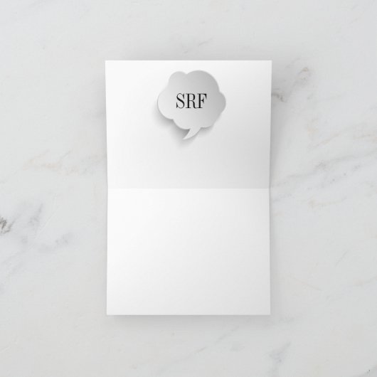 ポップアートは感謝していしていますか、またはノートを消します サンキューカード (内部)