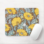 ポップアートイラストレーション花柄 マウスパッド (マウス)