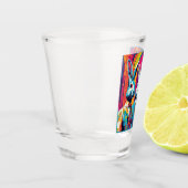 ポップアートイースターバニー ショットグラス (左)