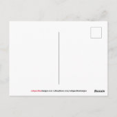 ポップアートイースターバニー ポストカード (裏面)