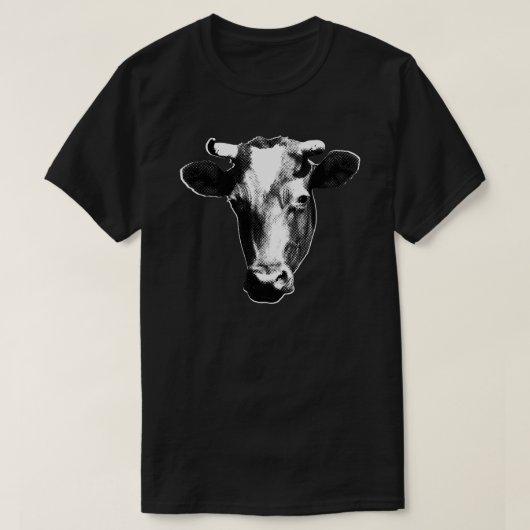 ポップアートカウ Tシャツ (デザイン正面)