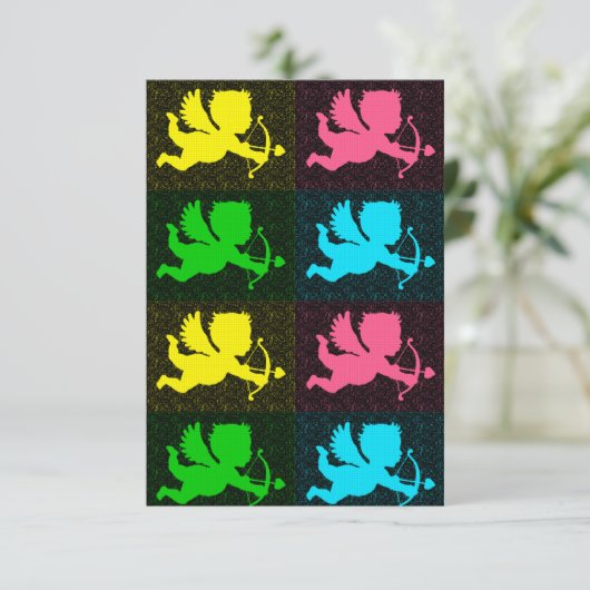 ポップアートキューピッド カード (スタンド正面)