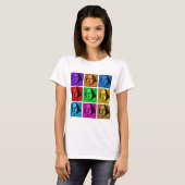 ポップアートシェークスピア Tシャツ (正面フル)
