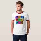 ポップアートシェークスピア Tシャツ (正面フル)