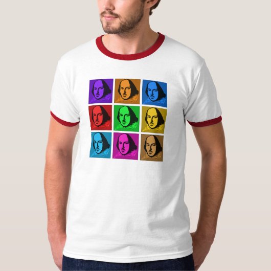ポップアートシェークスピア Tシャツ (正面)
