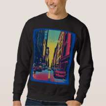 ポップアートシティの雰囲気Tシャツスウェットシャツ