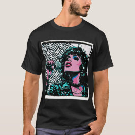 ポップアートシンガー・ターコイズピンク・ミュージシャン・音楽愛好家 Tシャツ