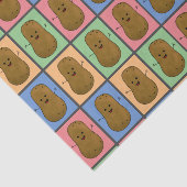 ポップアートスタイルのじゃがいも 薄葉紙 (詳細)