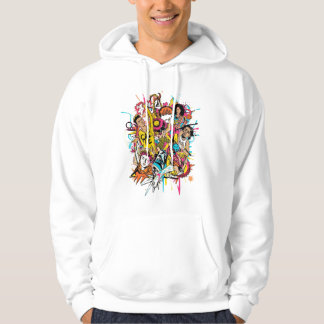 ポップアートスタイルTシャツ - 大胆なレトロデザイン パーカ