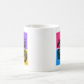 ポップアートスポーツバイク コーヒーマグカップ (中央)