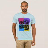 ポップアートスポーツバイク Tシャツ (正面フル)