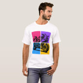 ポップアートスポーツバイク Tシャツ (正面フル)