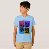 ポップアートスポーツバイク Tシャツ (正面フル)