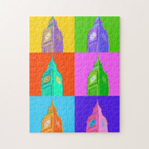ポップアートネオンビッグベン ジグソーパズル