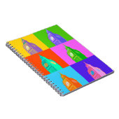 ポップアートネオンビッグベン ノートブック (右側)