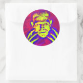 ポップアートフランケンシュタイン ラウンドシール (バッグ)