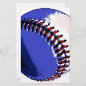 ポップアートベースボール 便箋 (正面/裏面)