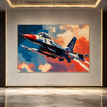 ポップアート戦闘機 - 空を舞う航空アート