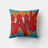 ポップアート|の強打|の装飾用クッション クッション (裏面)