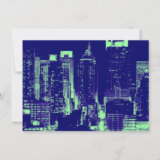 ポップアート ニューヨークシティ インビテーション (正面)