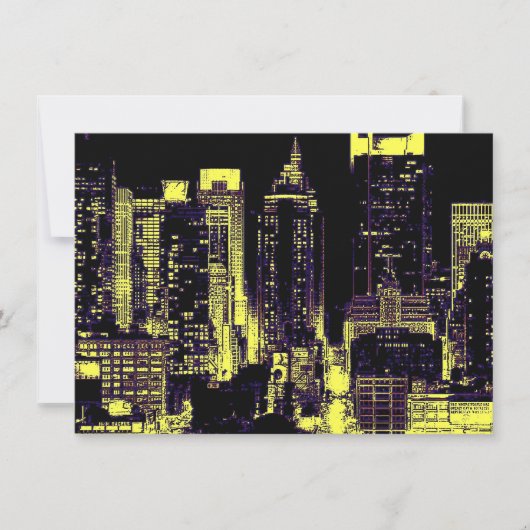 ポップアート ニューヨークシティ インビテーション (正面)